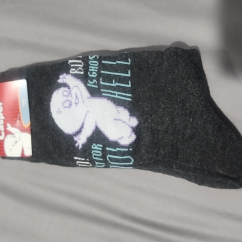 Casper The Friendly Ghost Socks